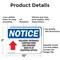 Signmission Delivery Entrance Contractors OSHA Notice Sign, Aluminum, 10in W x 7in L, 2PK OS-2PACK-NS-A-710-L-10968 - alternate 3